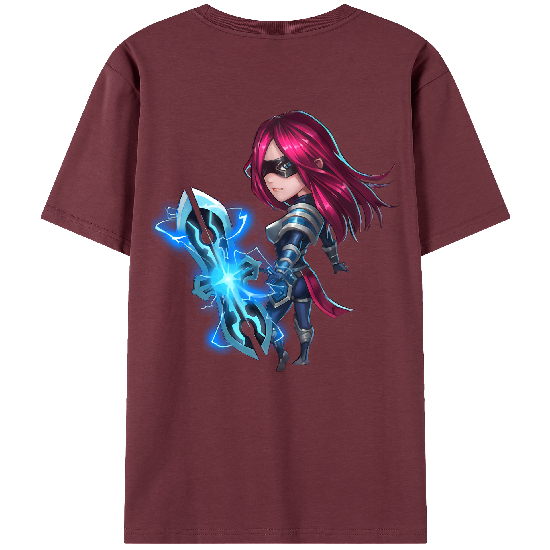 リーグ・オブ・レジェンド League of Legends LOL 綿100％半袖Tシャツ（背面プリント）